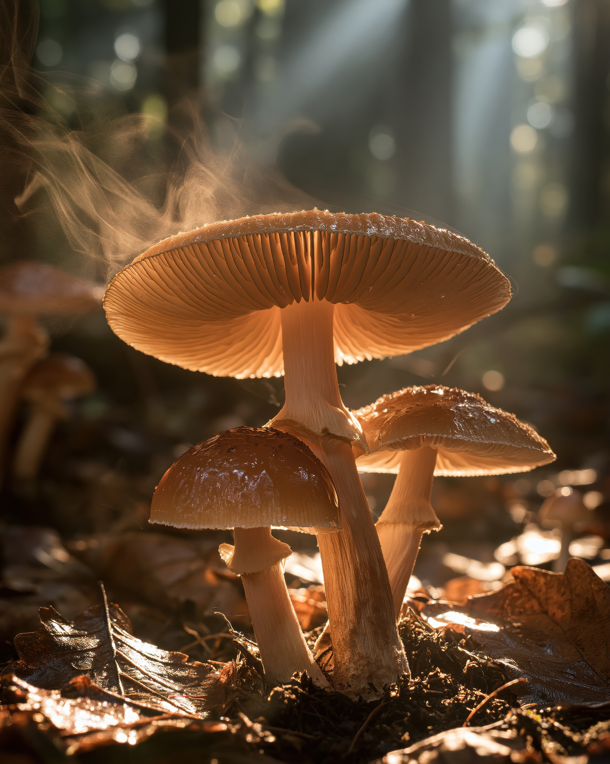 Schirmlicht: Unter dem Pilzhut sammelt sich warmes Licht und macht jede feine Linie zu einer kleinen Bühne.