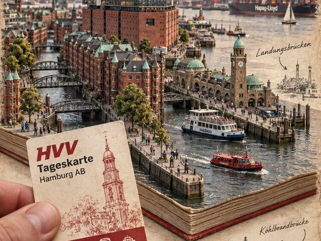 An diesem Hamburg-Bild zeige ich, wie man einen Prompt ausliest.